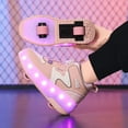 thumbnail image 6 of Kids Roller Skates Light up Shoes with Wheels Shoes LED USB Charging Roller Sneakers for Girls Boys Birthday Christmas Gift, 6 of 12