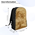 thumbnail image 4 of Disketp Retro Palm Tree Mochila Unisex de Apertura Lateral Completa, Mochila para Laptop para Escuela, Trabajo y Viajes, 4 of 8