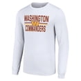 thumbnail image 2 of Men's Starter White Washington Commanders Team Mesh Print Graphic Long Sleeve T-Shirt, 2 of 3