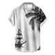 thumbnail image 5 of Camisetas de Lino para Hombres Vintage Bowling Manga Corta Cuello Cubano, Retro Playa Y Verano Hombre Manga Corta Botón Abajo Camisetas, 5 of 6