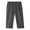 Dark Gray, variant on Men's Summer Casual Cropped Trousers Lightweight Breathable Elastic Loose Fit Comfortable Stretchy Daily Wear
