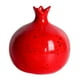 thumbnail image 2 of Maceta con forma de granada, maceta decorativa seca para escritorio rojo, 2 of 9