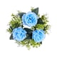 thumbnail image 3 of Anillo de Vela Strade Fareast Limited Portavelas Corona Artificial Azul, 3 of 8