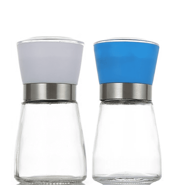 Juego de molinillos de sal y pimienta - Saleros y pimenteros para chefs profesionales - Acero inoxidable