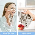 thumbnail image 7 of Dreamtimes Western Desert Cowboy Washcloths, 2 PCS 12 X 12 Inches Cotton Wash Cloths, Highly Absorbent and Soft Face Towels for Bathroom,Gym,Hotel and Spa, 7 of 7