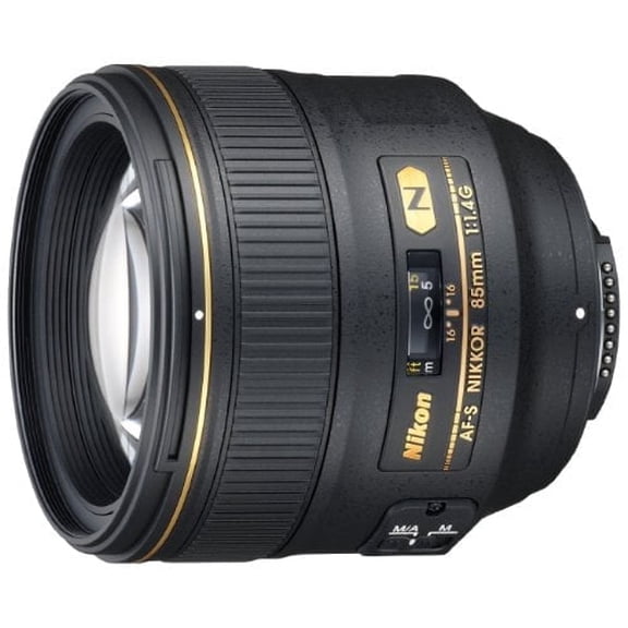 Nikon AF-S NIKKOR 85mm f/1.4G Portrait Prime Lens (Open Box)