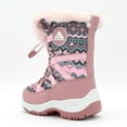 thumbnail image 3 of Nova Mountain Boys Girls Little Kids Winter Snow Boots NF-NFWB840-PinkMulti-10, 3 of 6