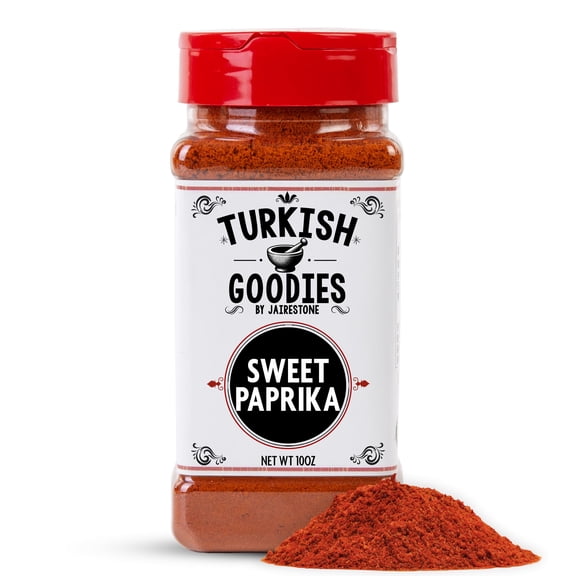 Premium Classic Paprika 10oz, Non-GMO Sweet Paprika Seasoning in Resealable Plastic Jar,  Ideal for Rubs, Marinades, and Global Cuisines