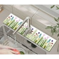 thumbnail image 1 of Kitchen Sink Splash Guard Faucet Mat -1 PC Super Absorbent Fast Drying Mat Sink Gadgets-Splash Guard Behind Faucet Drip Catcher for Kitchen, Bathroom,Sink Mat, Dish Drying Mat, Bathroom(23.5" X 5.5" ), 1 of 5