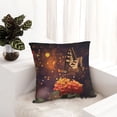 thumbnail image 6 of Pofeuu Butterfly Sitting on a Flower Print Double-sided plush pillowcase Square Throw Pillow Covers Pillows Cover for Living Room Bedroom Sofa Couch Cushion Cover（No pillow core）-12"x12", 6 of 7