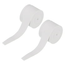 2pcs Drum Stick Tape Drumstick Grips Drumstick Wrap Anti Slip 1" Width 43" for Drum Percussion White