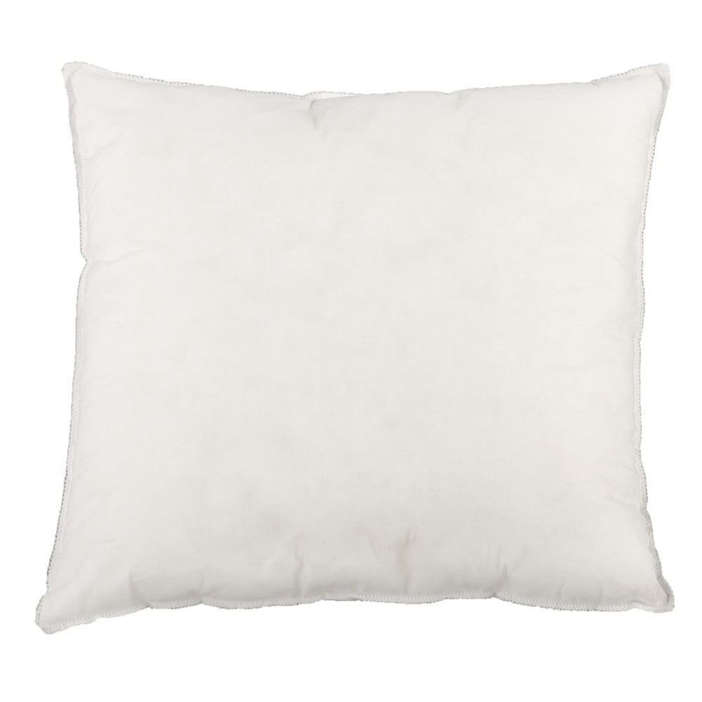 Collections Etc Square Throw Pillow Form Insert 17" White Decorative, White - Walmart.com ...