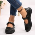 thumbnail image 2 of Rexoro Girls Mary Janes Hook and Loop Synthetic Flat Shoes School Outdoor, 2 of 6