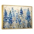 thumbnail image 2 of Designart "Graceful Blue Bonnets Field" Blue Bonnets Floater Framed Wall Art Prints, 2 of 5