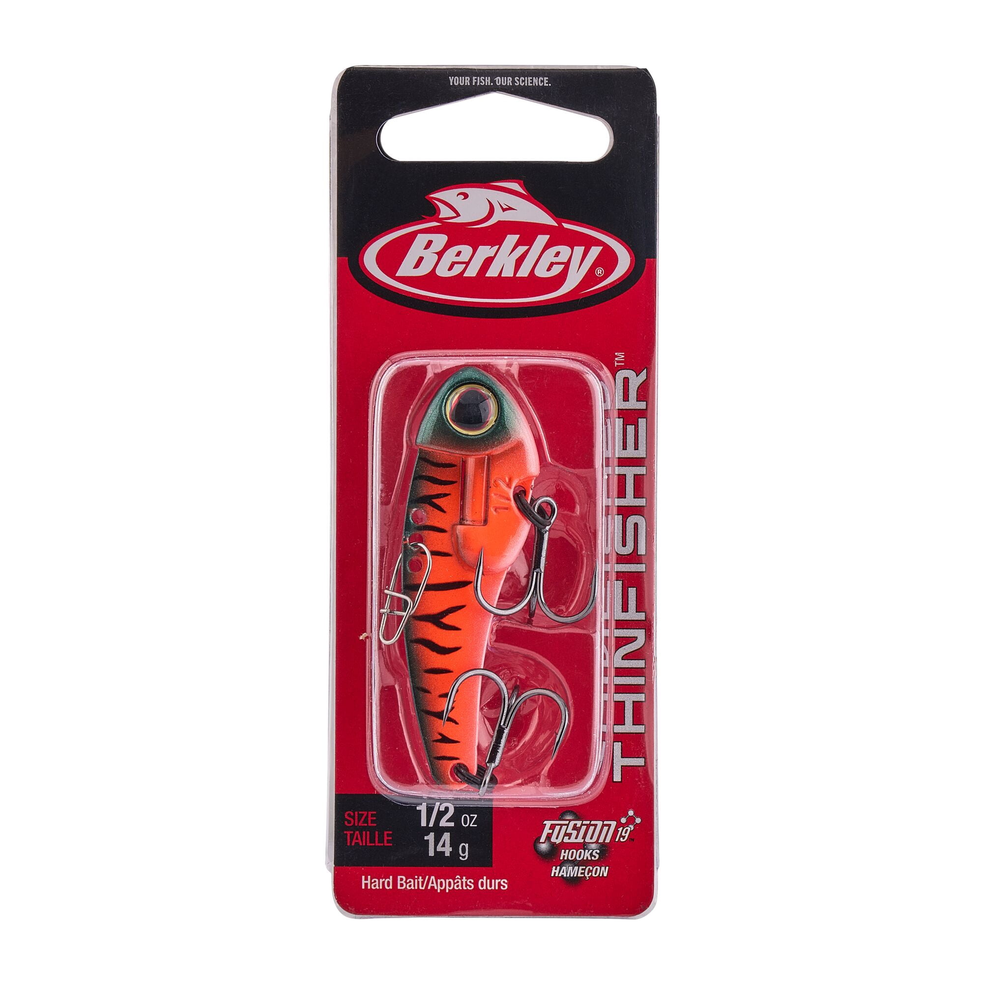 Berkley ThinFisher™, 2.25 in, Blade Baits, Blaze (1 Count)