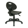 thumbnail image 3 of Task Chair-Color:Black,Material:Urethane,Number of Items:EA,Size:18.5W x 22.5D x 37.5H,Style:Contemporary, 3 of 3