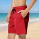 thumbnail image 4 of Odeerbi 6-14 Años Niños Color Sólido Pantalones Cortos de Playa Seco Rápido Con Bolsillos Elásticos Pantalones Cortos de La Tabla de La Cintura, 4 of 9