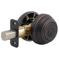 985 Deadbolt, Keyed Both Sides, featuring SmartKey Security™ in Venetian Bronze