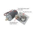 thumbnail image 3 of Moteur de Boîte de Vitesses Électrique à Haute Vitesse de Torsion Réversible Arbre de 8mm 24V, 3 of 7