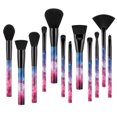 Docolor 12Pcs Galaxy Stars Makeup Brush Set Professional Face Blending
