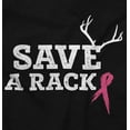 thumbnail image 2 of Save A Rack Antler Breast Cancer Pink Hoodie Sweatshirt Women Brisco Brands S, 2 of 6