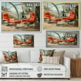 thumbnail image 4 of Designart "Futuristic Furniture Coral and Beige Mid Century" Mid-century Wall Decor, 4 of 5