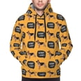 thumbnail image 4 of KLL German Shepherd Woof Print Mens Hoodie Long Sleeve Casual Pullover Hooded Sweatshirt Fashion Drawstring Hoodies with Pocket-3X-Large, 4 of 6