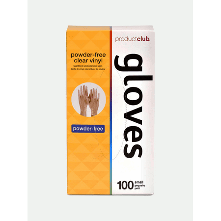 Product Club Vinyl Gloves 100 Count Small