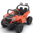 thumbnail image 3 of 12V Kids Ride on Car, Electric Off-Road UTV Truck with Remote Control, Anti-Collision Bar, High Chassis, Anti-Slip Wheels & 4-Wheel Suspension, Battery Powered Ride on Toy for Kids, Red, 3 of 7