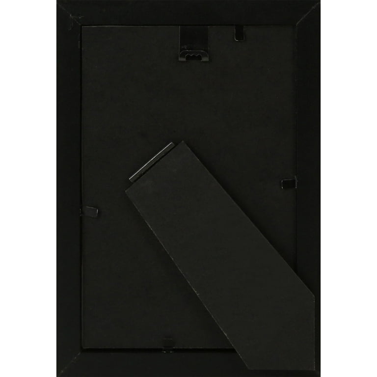 8 pack) Mainstays 4x6 Step Black Basic Tabletop Picture