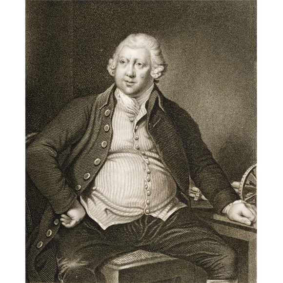 Posterazzi DPI1859037LARGE Sir Richard Arkwright 1732 1792. Affiche Imprimée Industriel & Inventeur Textile Anglais, Grand - 26 x 30