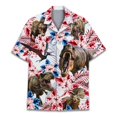 thumbnail image 3 of Camisas hawaianas con estampado 3D de animales divertidos para hombres y mujeres, camisa informal de manga corta con botones y corte relajado para playa, camiseta para hombre, 3 of 5