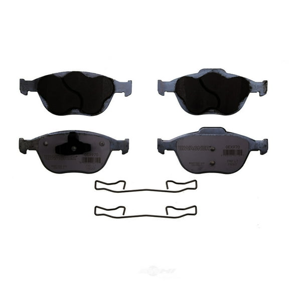 Disc Brake Pad Set Fits select: 2010-2013 FORD TRANSIT CONNECT, 2002-2003 FORD FOCUS SVT