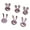 414, variant on Sunjoy Tech 6Pcs Nail Art Decor Shining Non-falling Three-dimensional Faux Crystal DIY Gloss Nail Patchwork Bunny Nail Rhinestones Manicure Store Supply