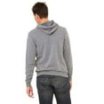 thumbnail image 2 of Bella Canvas 3719 Unisex Poly-Cotton Fleece Pullover Hoodie, 2XL, Deep Heather, 2 of 3
