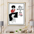 thumbnail image 2 of Style Passion Life Fashion Woman VI 24 in x 32 in Framed Painting Canvas Art Print, by Designart, 2 of 5