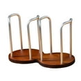 thumbnail image 3 of Portavasos de café Soporte para vasos de papel Regalos Organizador multifuncional Dispensador para Doble estante, 3 of 9