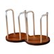 thumbnail image 3 of Portavasos de café Soporte para vasos de papel Regalos Organizador multifuncional Dispensador para Doble estante, 3 of 9