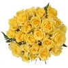 Yellow Sunshine Long Stemmed Roses