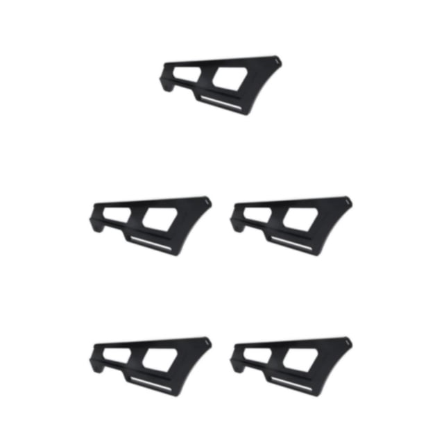 mmirethe Rear Chain Guard Side for KLX140L 230L DRZ400 KLX140G Black 9.8x3.94 Inch 5Set