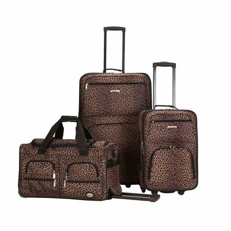 Rockland Luggage Spectra 3-Piece Rolling Luggage Set