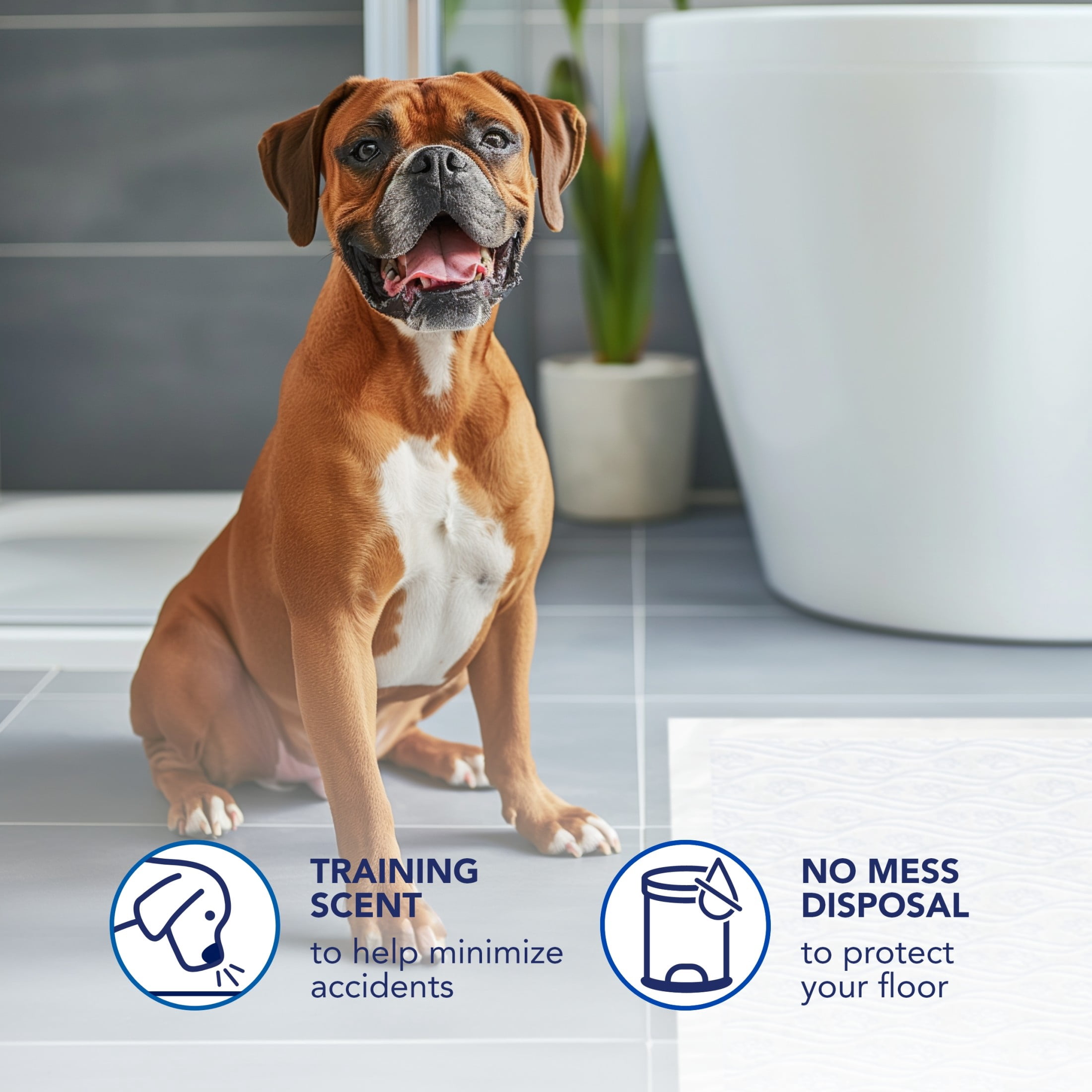 Scott Pet Guard Dog Pads - Dog Training Pee Pads for Large & Extra Large Dogs - Up to 12 Hour Absorbent Odor Control - Easily Disposable Dog Pee Pads - Size XXL - 36" x 36" - 40 Pack