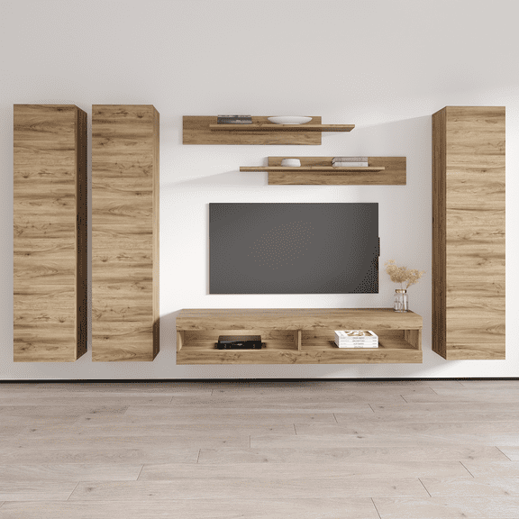 Fly CD1 34TV Wall Mounted Floating Modern Entertainment Center