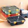 thumbnail image 3 of 3 Packs Kids Chill Leak-Proof Lunch Box - Included Reusable Ice Pack Keeps Food Cold, 3-Compartment Bento Box, Microwave/Dishwasher Safe, 3 of 7