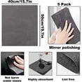 thumbnail image 2 of 5 Pieces Thickened Magic Cleaning Cloth, Microfiber Cleaning Cloth, Reusable Magic Microfiber Cleaning Cloth Without Traces (40_x_50_cm), 2 of 5