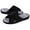 Black, variant on Women's Fuzzy Slippers Adjustable Terry Cloth Indoor Slippers Open Toe House Shoes with Arch Support