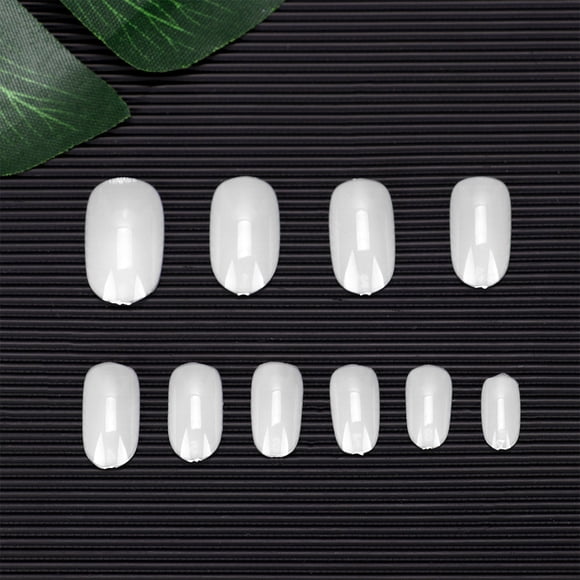 KAKOWELY 1Jgo Postizas Transparentes Con Calcomanías Para Manicura Seguras Y Fáciles De Usar En Cualquier Ocasión