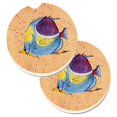 thumbnail image 1 of Tropical Fish Set of 2 Cup Holder Car Coaster, 1 of 1