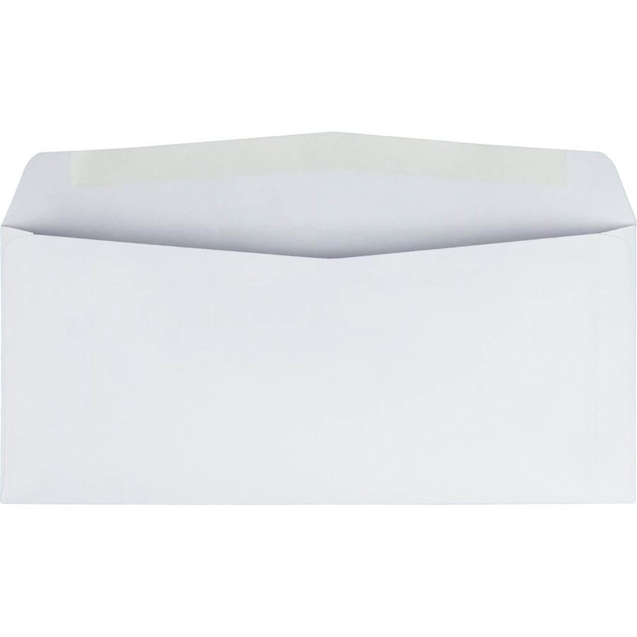 Quality Park No. 10 Regular Business Envelopes - Business- 9 1by2"W x 4 1by8" L- 24 lb - Gummed - Wove - White