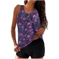 thumbnail image 1 of Trajes de baño para mujer Traje de baño para mujer Conjunto de estampado de moda para mujer Traje de baño deportivo de dos piezas Conjunto de traje de baño para mujer con pantalones cortos Trajes de b, 1 of 5
